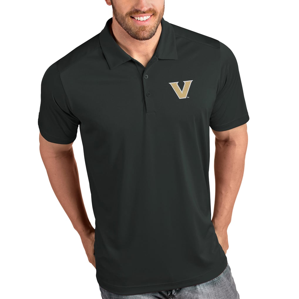 Vanderbilt Commodores Antigua Tribute Polo - Graphite