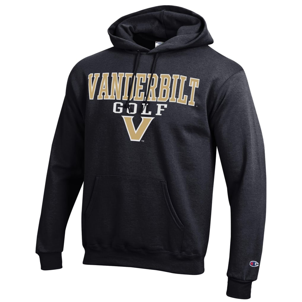  Vanderbilt Commodores Champion Stacked Golf Powerblend Pullover Hoodie - Black