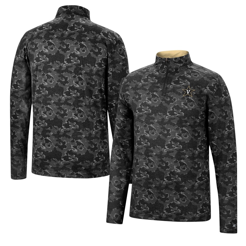 Vanderbilt Commodores Colosseum Tivo Quarter-Zip Jacket - Black