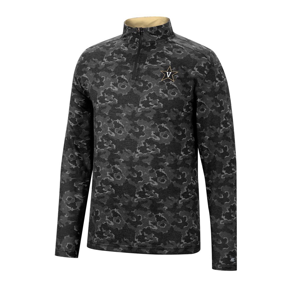 Vanderbilt Commodores Colosseum Tivo Quarter-Zip Jacket - Black