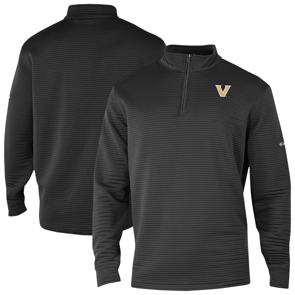 Vanderbilt Commodores Columbia Omni-Wick Pack It Up Quarter-Zip Pullover - Black