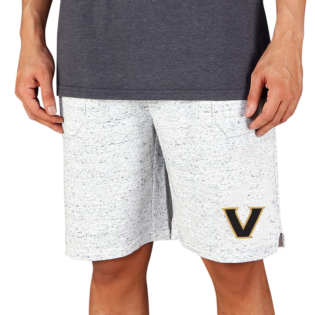 Vanderbilt Commodores Concepts Sport Throttle Knit Jam Shorts - White/Charcoal
