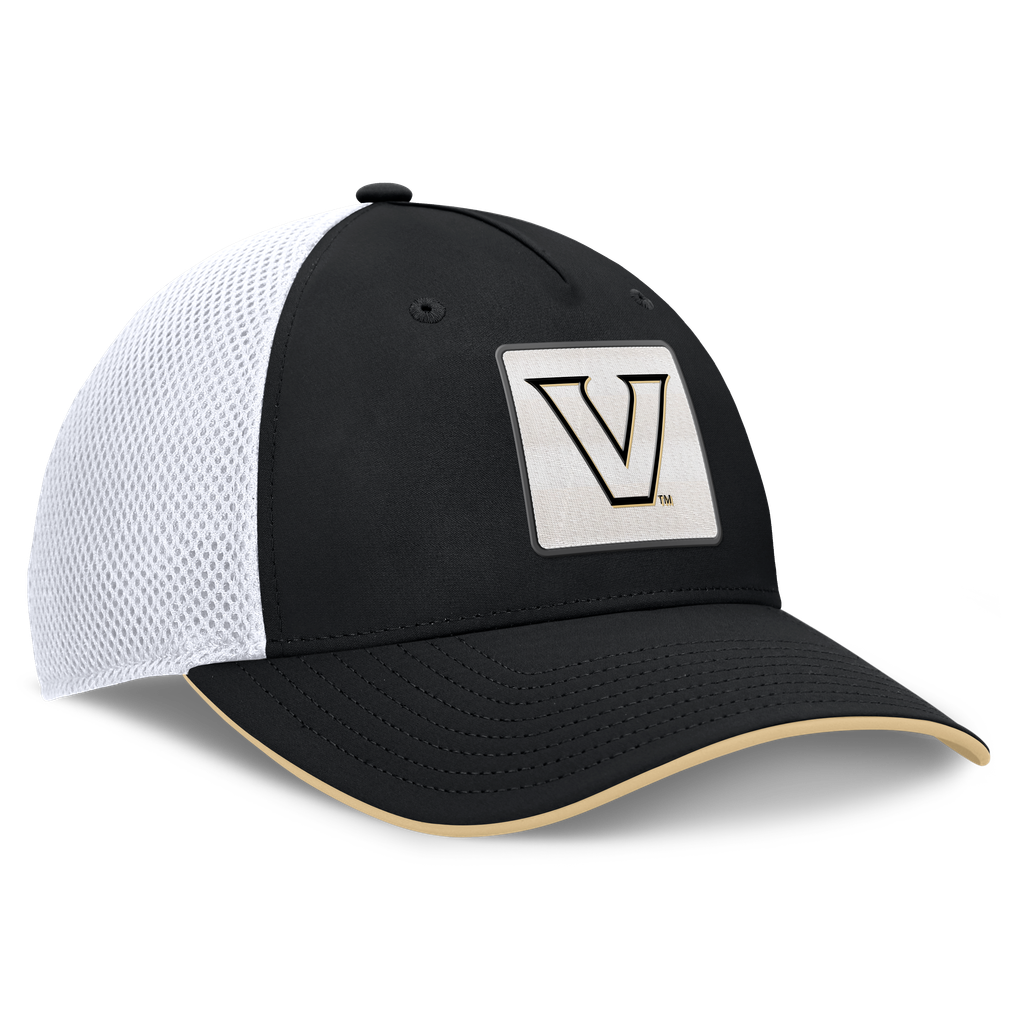  Vanderbilt Commodores Fanatics 5-Panel Matter Flex Hat - Black