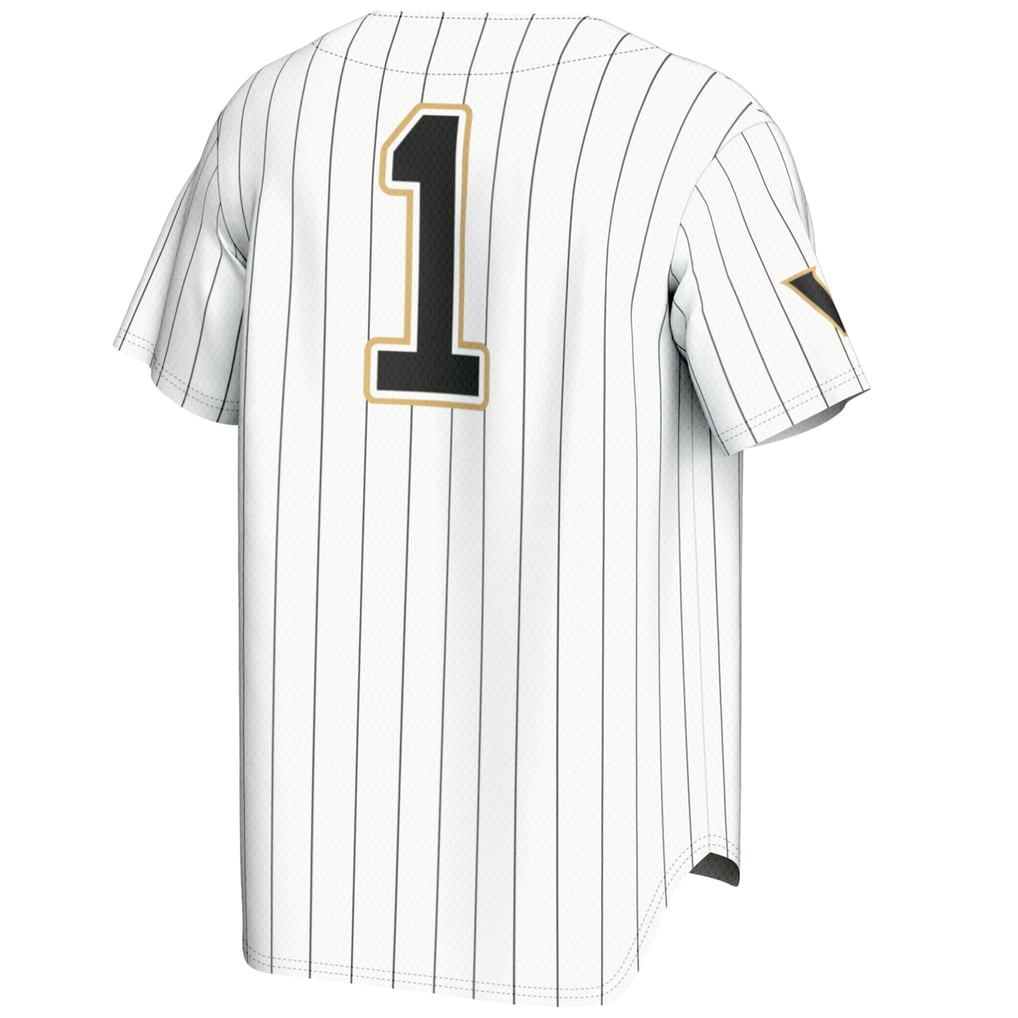 #1 Vanderbilt Commodores GameDay Greats Lightweight Baseball Jersey - White