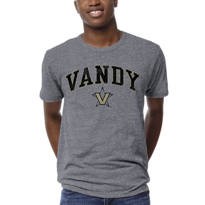 Vanderbilt Commodores League Collegiate Wear 1965 Victory Falls T-Shirt - Heather Gray