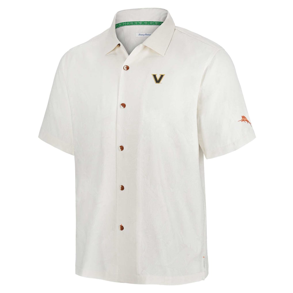 Vanderbilt Commodores Tommy Bahama Coconut Matchup Camp Button-Up Shirt - White
