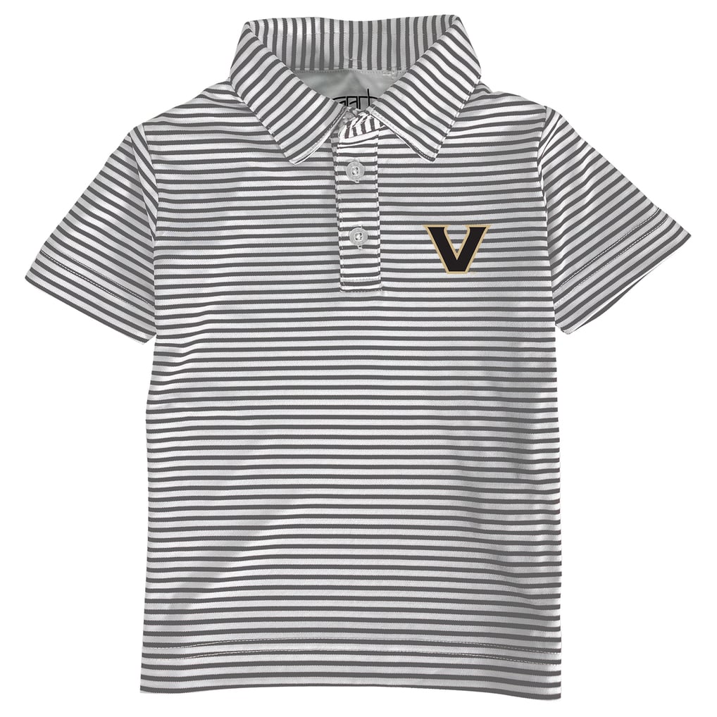  Vanderbilt Commodores Garb Toddler Carson Polo - Charcoal