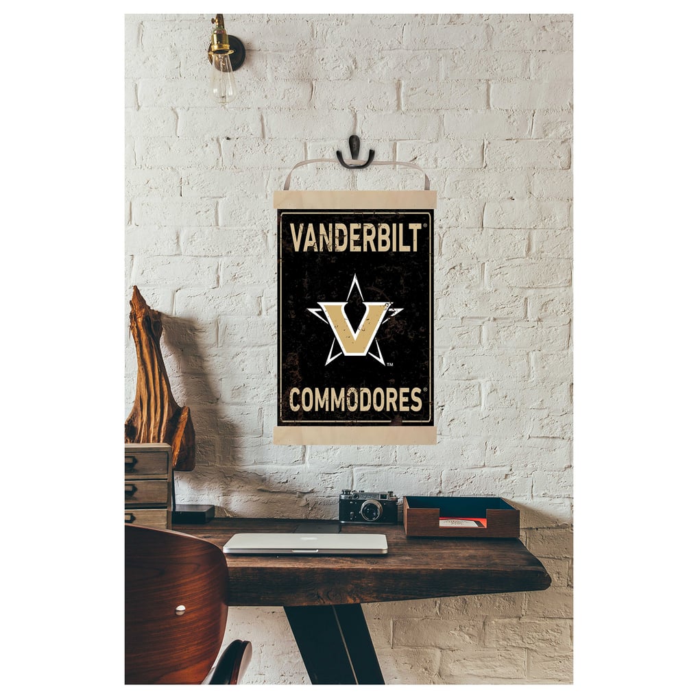 Vanderbilt Commodores Faux Rust Banner Sign