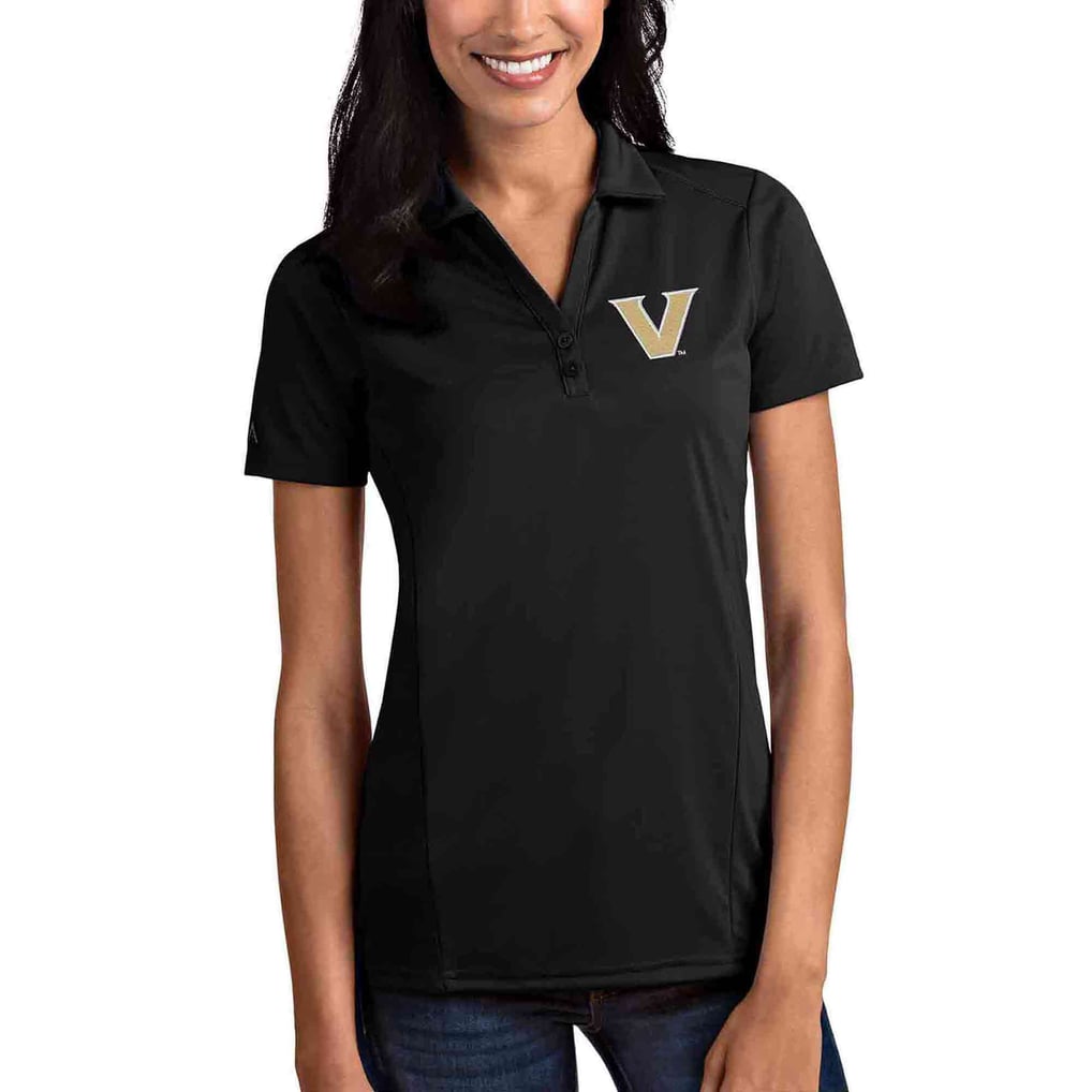 Vanderbilt Commodores Antigua Women's Tribute Polo - Black