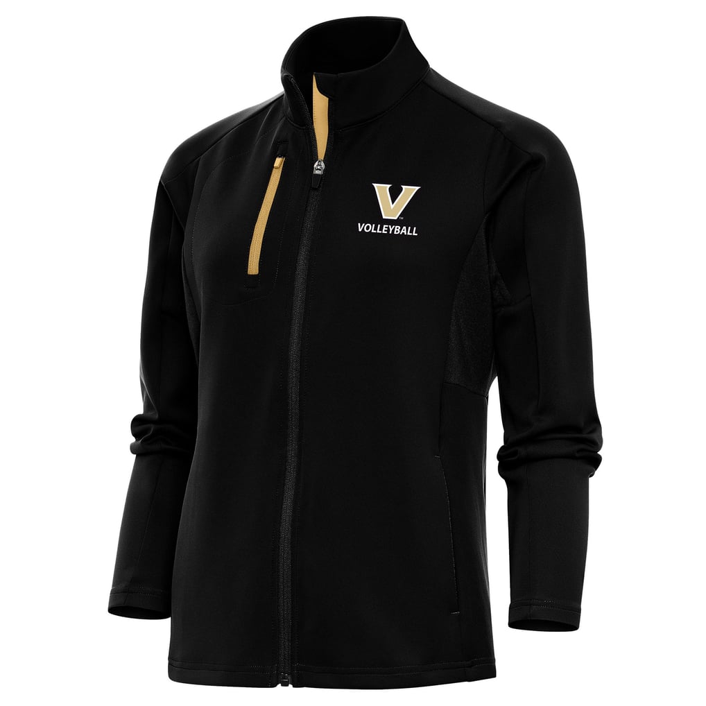  Vanderbilt Commodores Antigua Women's Volleyball Generation Full-Zip Jacket - Black