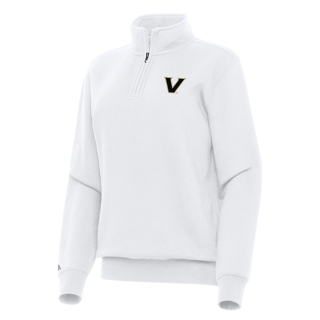 Vanderbilt Commodores Antigua Women's Victory Quarter-Zip Sweatshirt - White