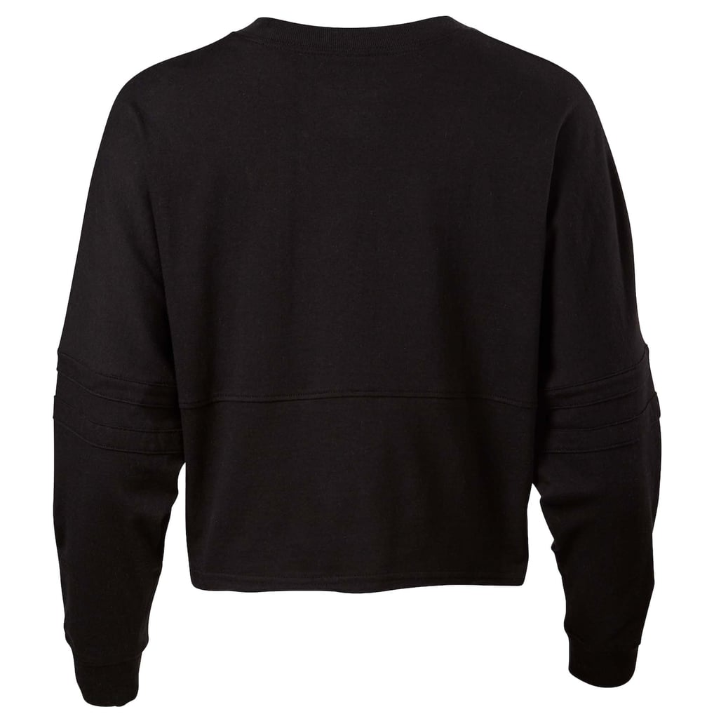 Vanderbilt Commodores Women's Oversized Cropped Retro Long Sleeve T-Shirt - Black