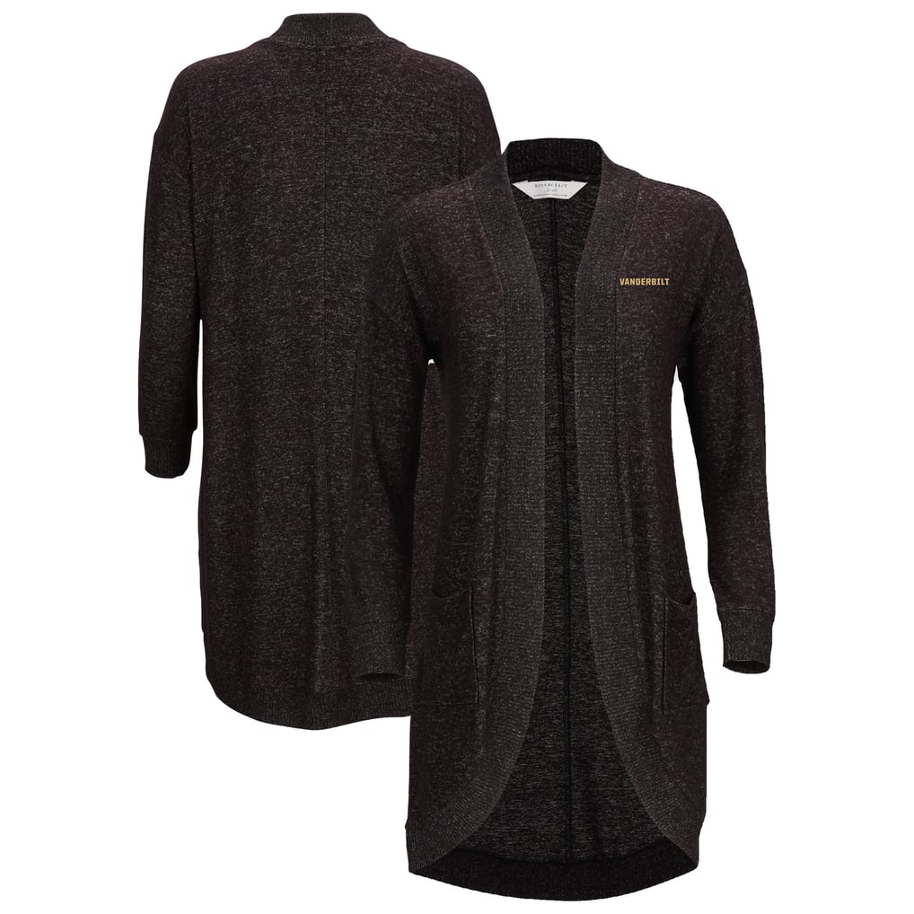 Vanderbilt Commodores Women's Oversized Cuddle Tri-Blend Cardigan - Black