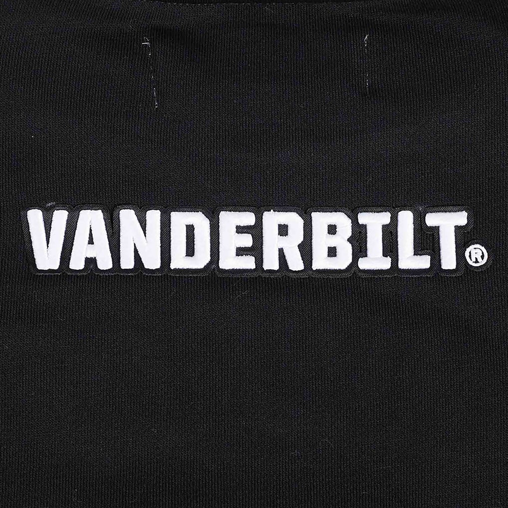  Vanderbilt Commodores Pro Standard Women's Pearl Cropped Pullover Sweatshirt - Black