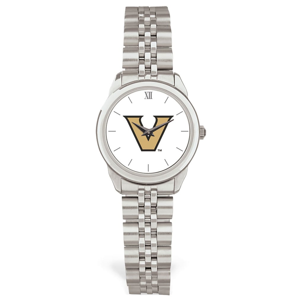 Vanderbilt Commodores Women's Rolled Link Watch - Silver