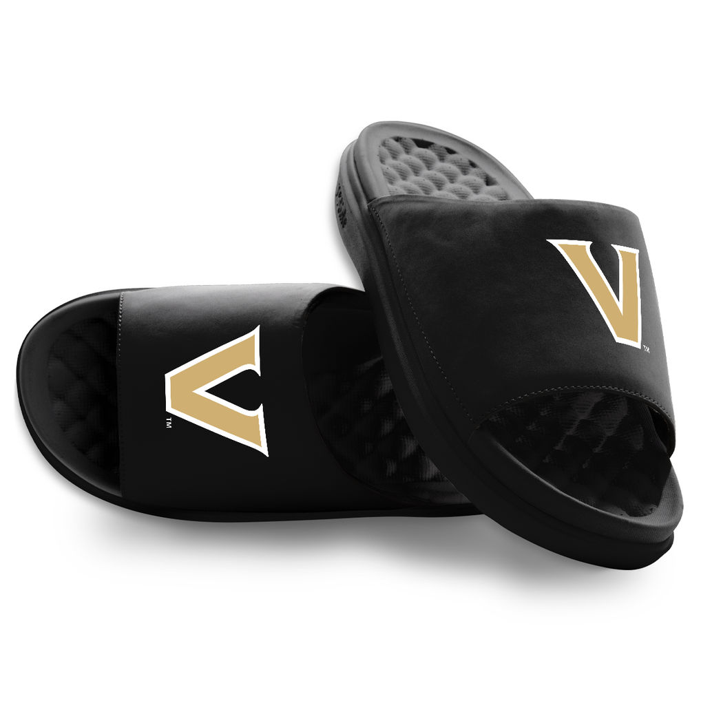 Vanderbilt Commodores ISlide Youth Primary Motive Slide Sandals - Black
