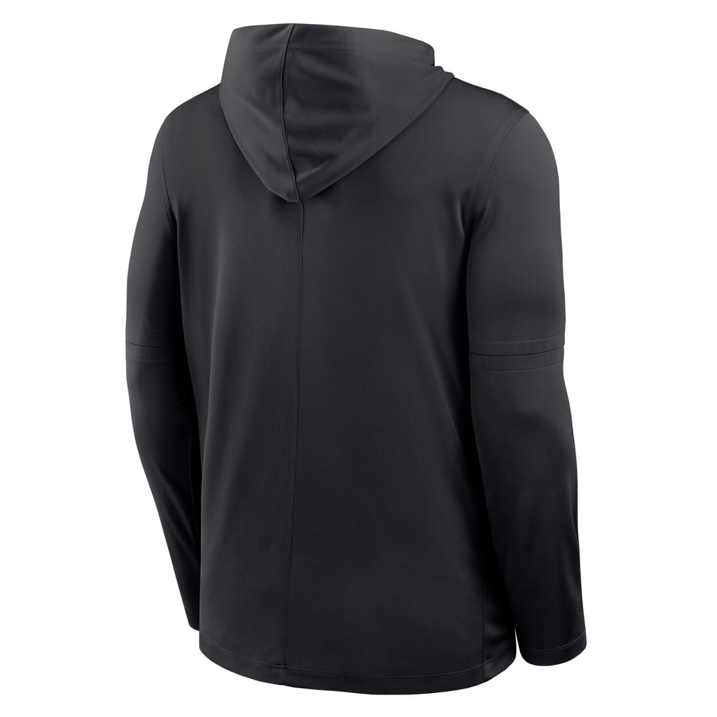  VCU Rams Nike Sideline Dri-FIT Lightweight Hooded Top - Black