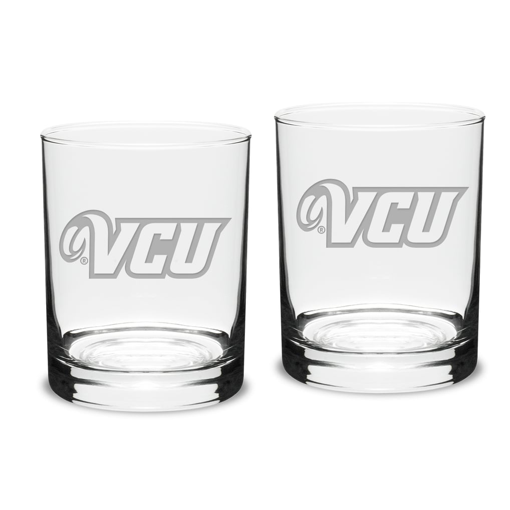 VCU Rams 14oz. 2-Piece Classic Double Old Fashioned Glass Set