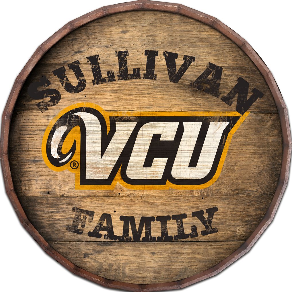 VCU Rams 24" Personalized Barrel Top