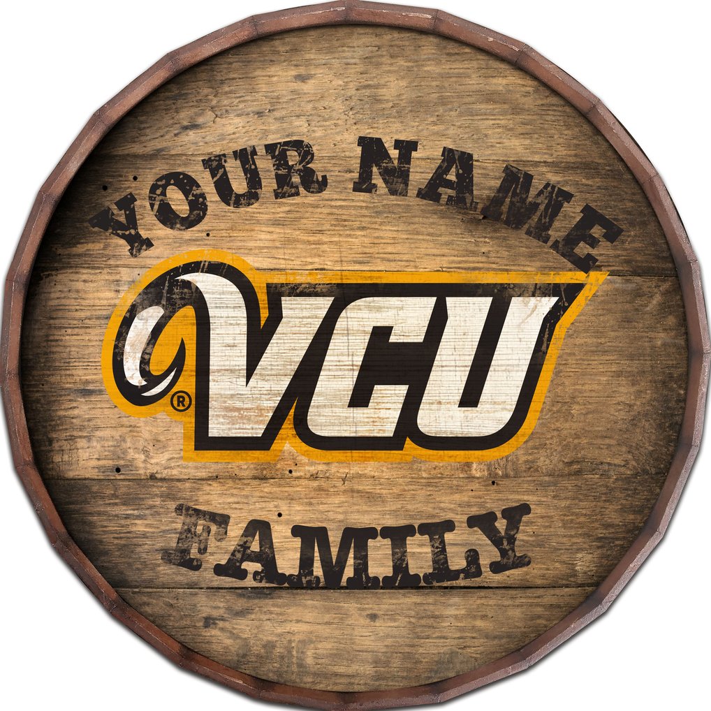 VCU Rams 24" Personalized Barrel Top