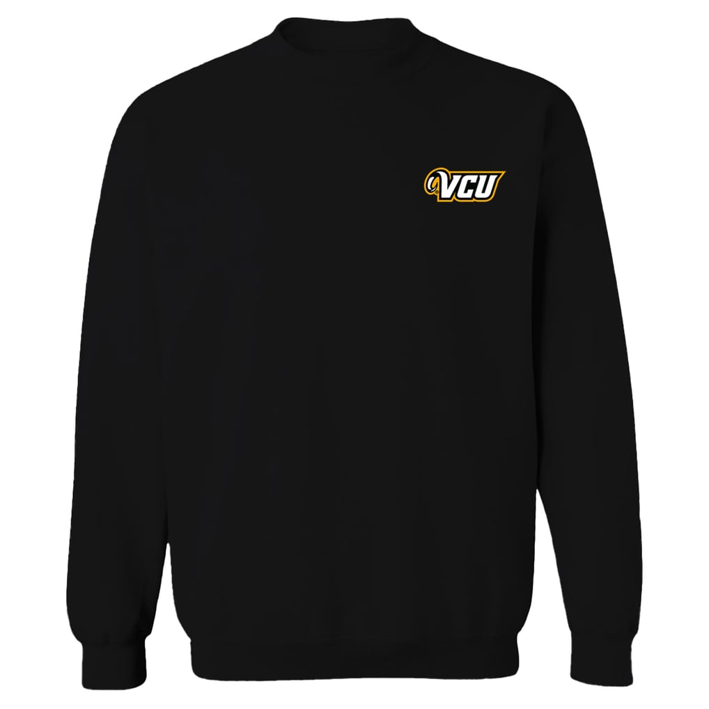  VCU Rams Vive La Fete Women's Impressions Artwork Pullover Sweatshirt - Black