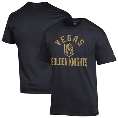  Vegas Golden Knights Champion Primary Logo Jersey T-Shirt - Black