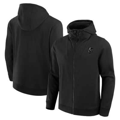 Vegas Golden Knights Fanatics Elements Tonal Primary Tri-Blend Full-Zip Hoodie - Black