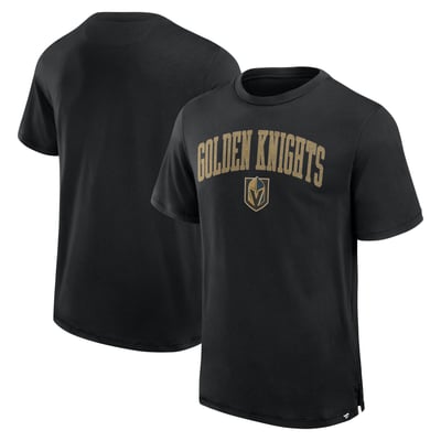  Vegas Golden Knights Fanatics Elevated Pima T-Shirt - Black