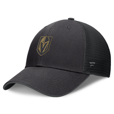 Vegas Golden Knights Fanatics Fundamental Limits Trucker Adjustable Hat - Black