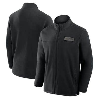Vegas Golden Knights Fanatics Home Ice Fleece Full-Zip Jacket - Black