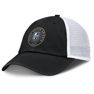  Vegas Golden Knights Fanatics Averie Trucker Adjustable Hat - Black/White