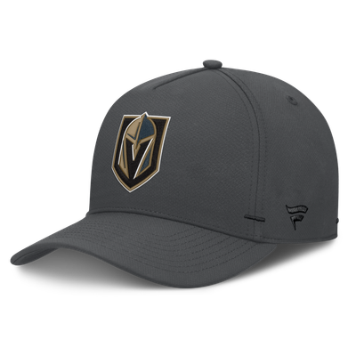 Vegas Golden Knights Fanatics Authentic Pro Rink Bar Tacks A-Frame Adjustable Hat - Charcoal