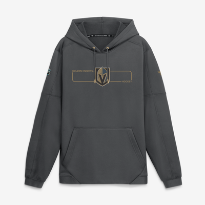 Vegas Golden Knights Fanatics Authentic Pro Rink Fleece Pullover Hoodie - Charcoal