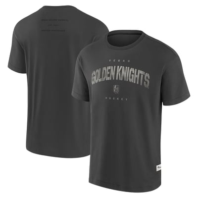 Vegas Golden Knights Fanatics Elements Weathered Tonal Future Ground T-Shirt - Charcoal