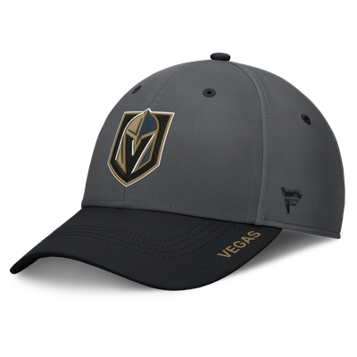 Vegas Golden Knights Fanatics Authentic Pro Rink Stretch Hat - Charcoal/Black