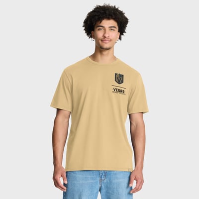 Vegas Golden Knights Fanatics Crash The Net Legacy T-Shirt - Gold