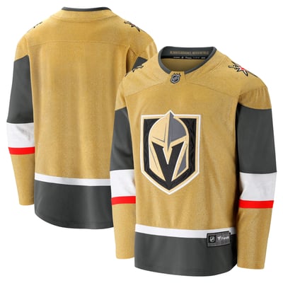  Vegas Golden Knights Fanatics Home Breakaway Jersey - Gold