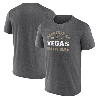 Vegas Golden Knights Fanatics Property Of T-Shirt - Heather Charcoal
