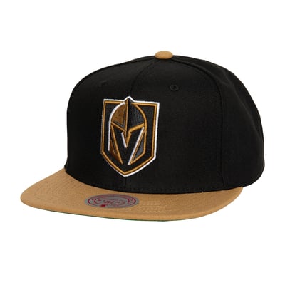 Vegas Golden Knights Mitchell & Ness Core Team Ground 2.0 Snapback Hat - Black