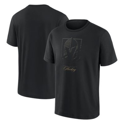 Vegas Golden Knights Fanatics Blackout Heavyweight T-Shirt