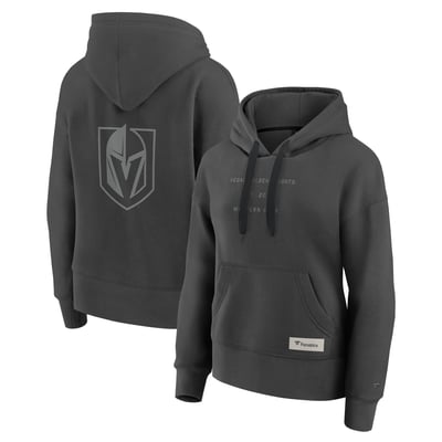 Vegas Golden Knights Fanatics Women's Elements Future Ground Subtle Tonal Pullover Hoodie - Charcoal