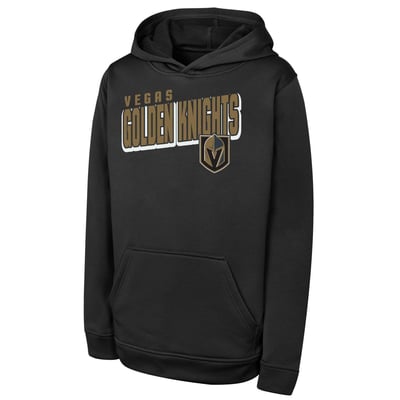  Vegas Golden Knights Youth Cyber Punk Performance Hoodie - Black