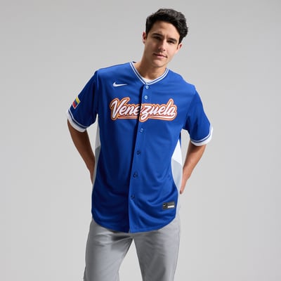 Venezuela Baseball Nike 2026 World Baseball Classic Road Stadium Jersey - Royal
