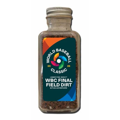 Venezuela vs. United States Game-Used Dirt Jar from the 2026 World Baseball Classic Final