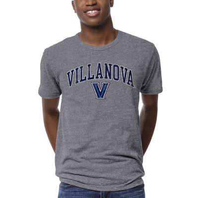 Villanova Wildcats League Collegiate Wear 1965 Victory Falls T-Shirt - Heather Gray