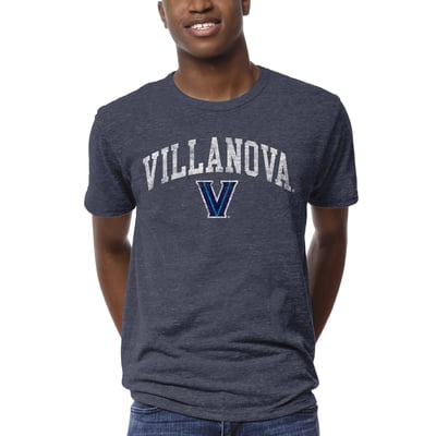 Villanova Wildcats League Collegiate Wear 1965 Victory Falls T-Shirt - Heather Navy