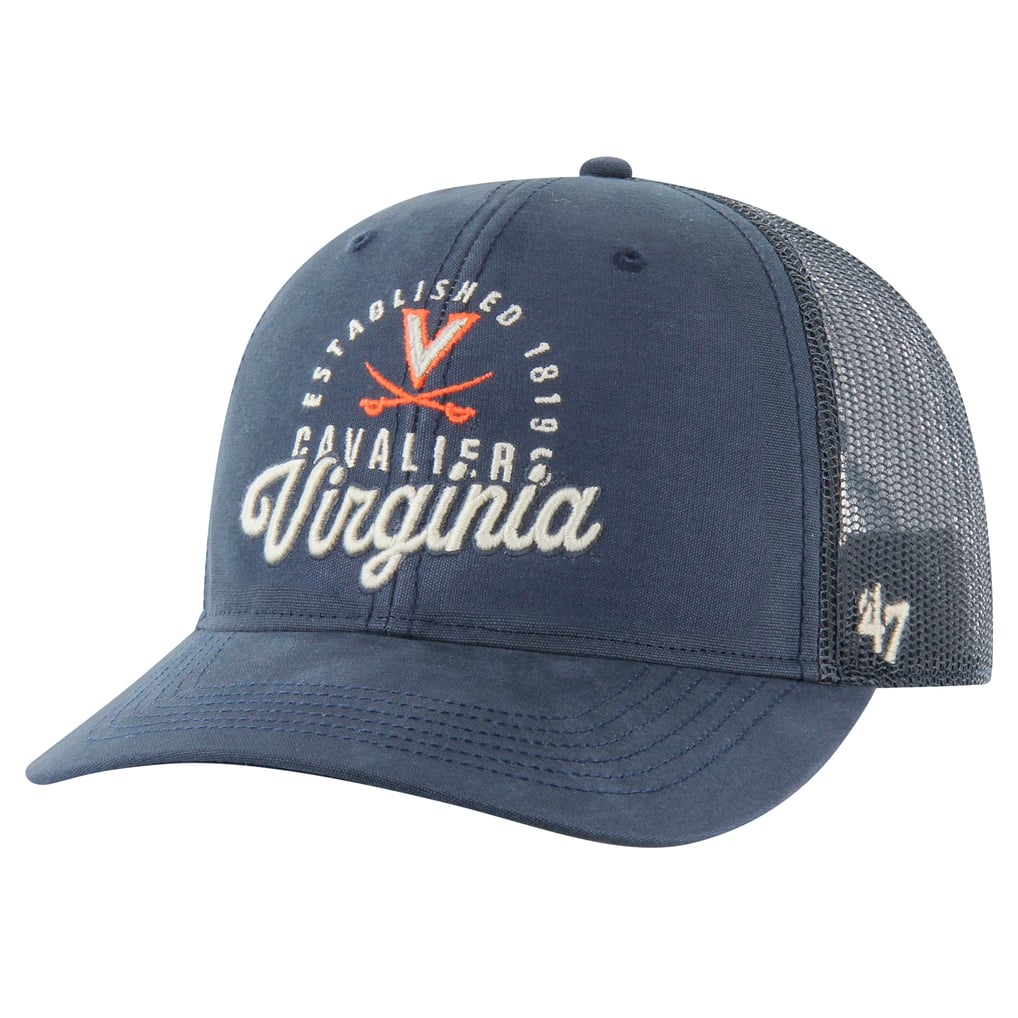 Virginia Cavaliers '47 Pitstop Trucker Adjustable Hat - Navy