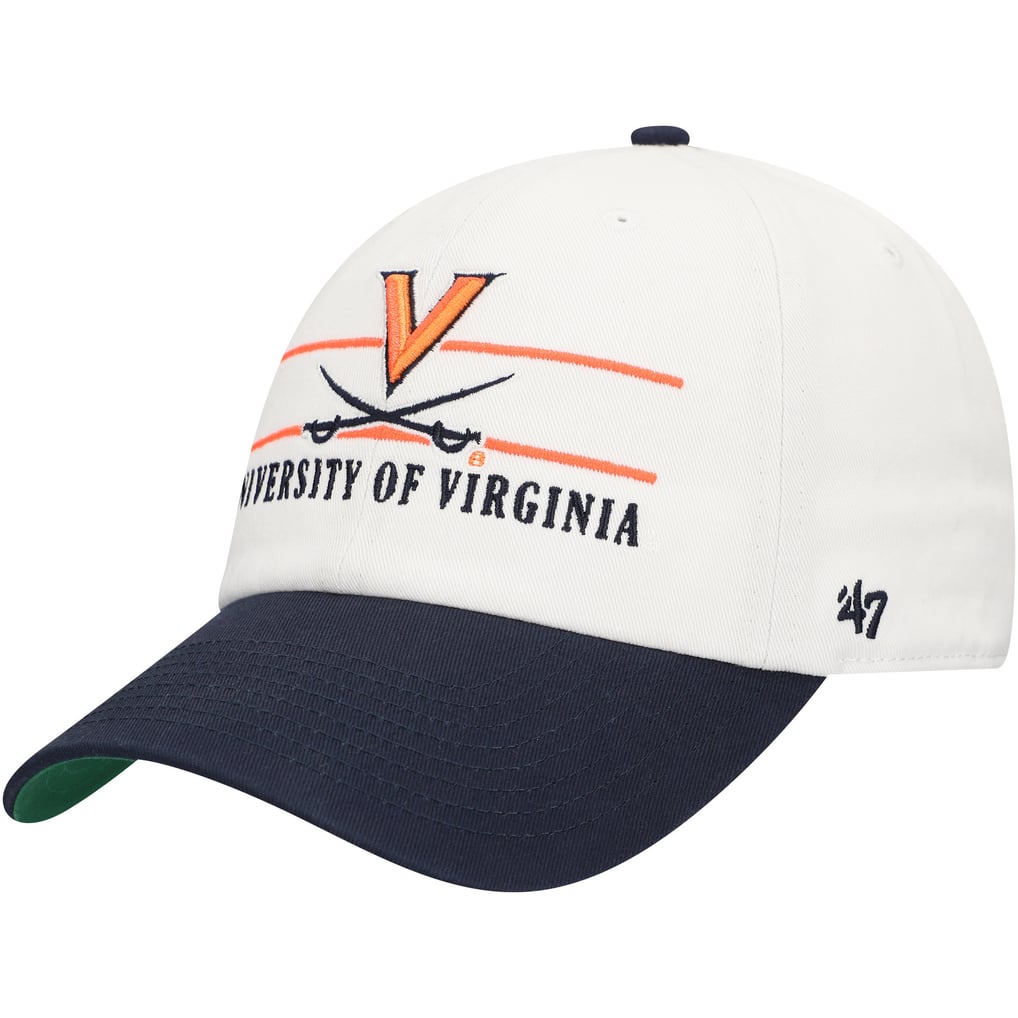 Virginia Cavaliers '47 Gridiron Clean Up Adjustable Hat - White