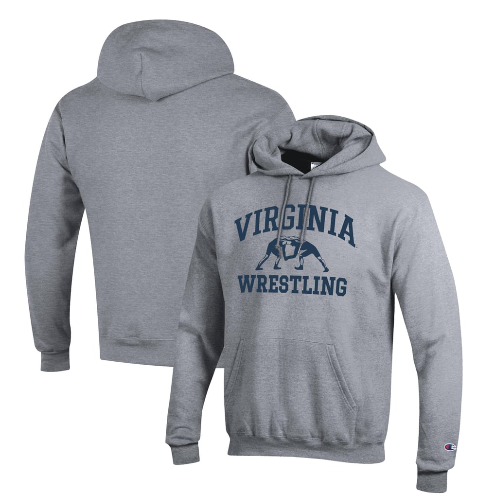 Virginia Cavaliers Champion Wrestling Icon Pullover Hoodie - Gray