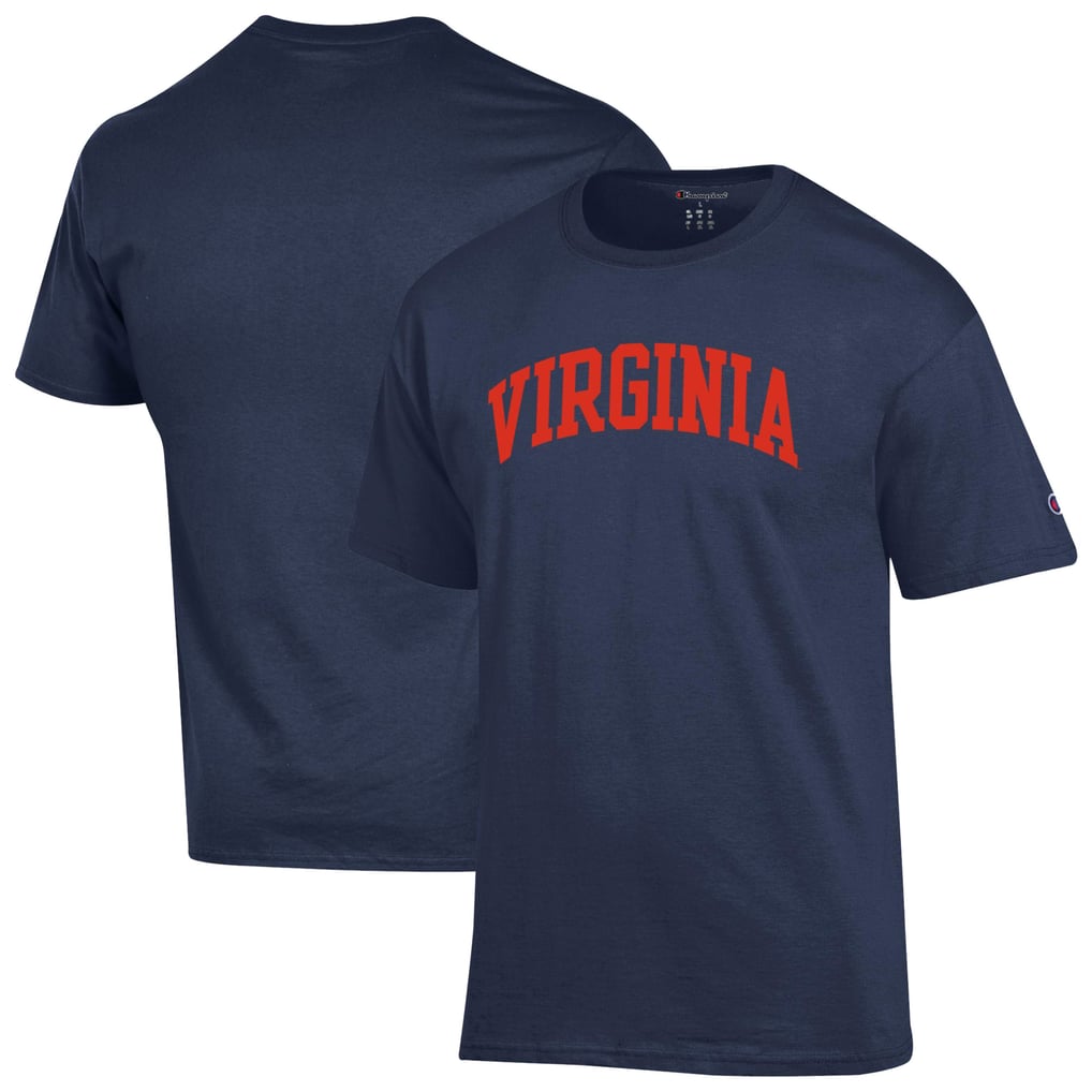  Virginia Cavaliers Champion Basic Arch T-Shirt - Navy